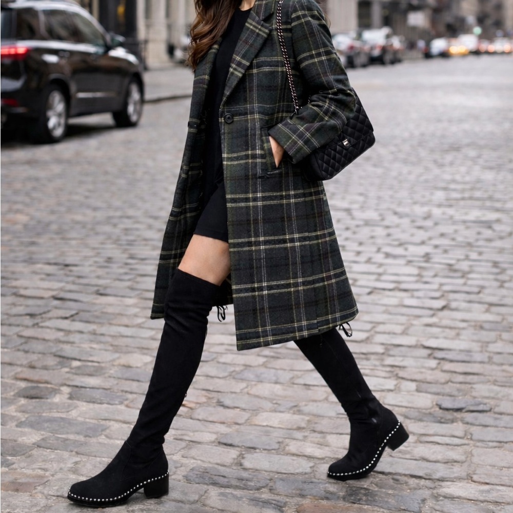 NEW Stuart Weitzman Lowland Pearl Over the Knee Boots